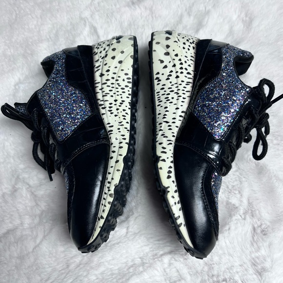 Steve Madden Black Sparkle Sneakers - Picture 8 of 12